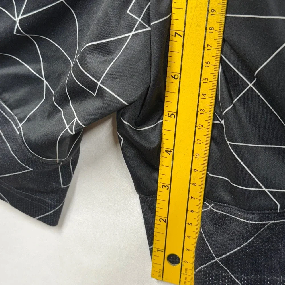 Nike Kids Dri‎ Fit Black Geometric Print Athletic Shorts Size L